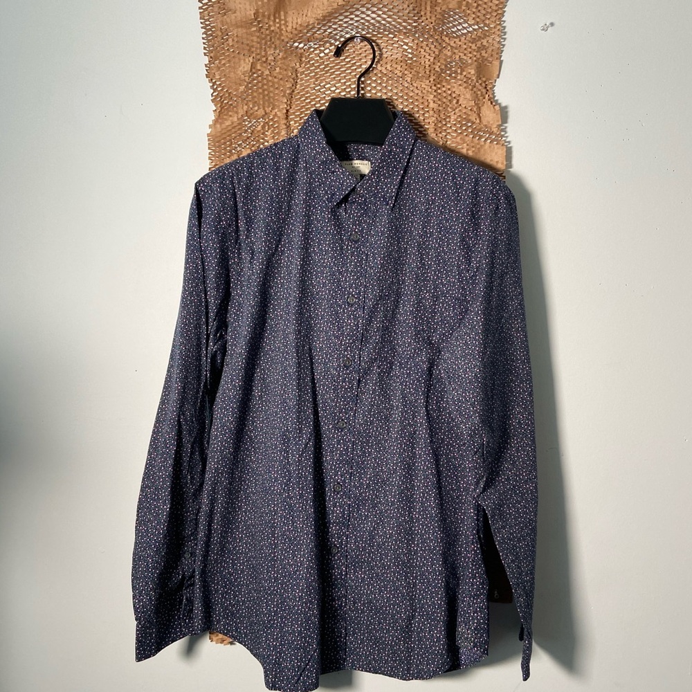 CLUB MONACO | Long sleeve floral shirt